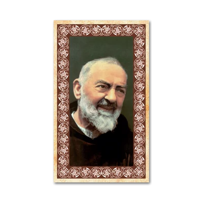 Szentkép - Szent Pió atya - 25 darabos csomagban