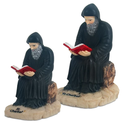 Szent Charbel szobor 10 cm