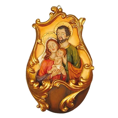 Műgyanta szenteltvíztartó (Szent Család)