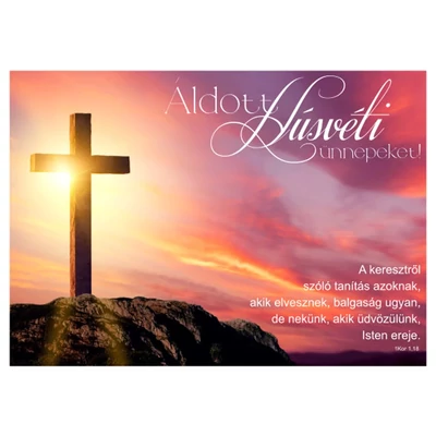 Húsvéti vegyes képeslap 10 darabos csomag