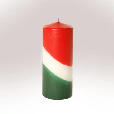 Nemzeti színű gyertya