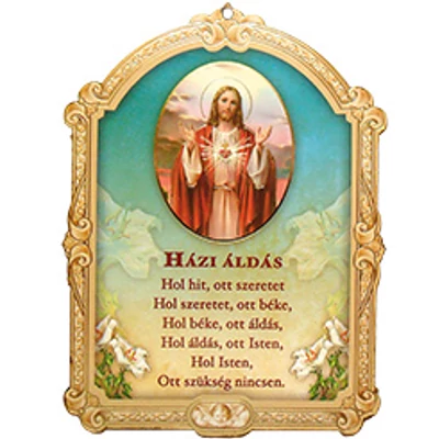 Faplakett Házi Áldás