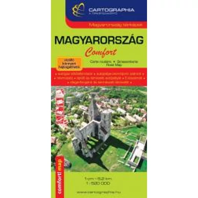 Magyarország Comfort térkép (laminált)
