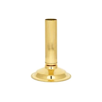 Körmeneti réz gyertyatartó, talp