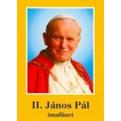 II.  János Pál imafüzet