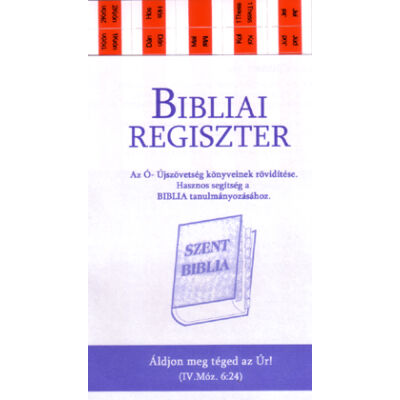 Biblia regiszter