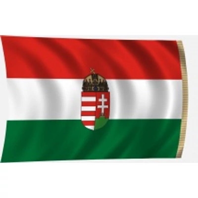 Hímzett selyemzászló
