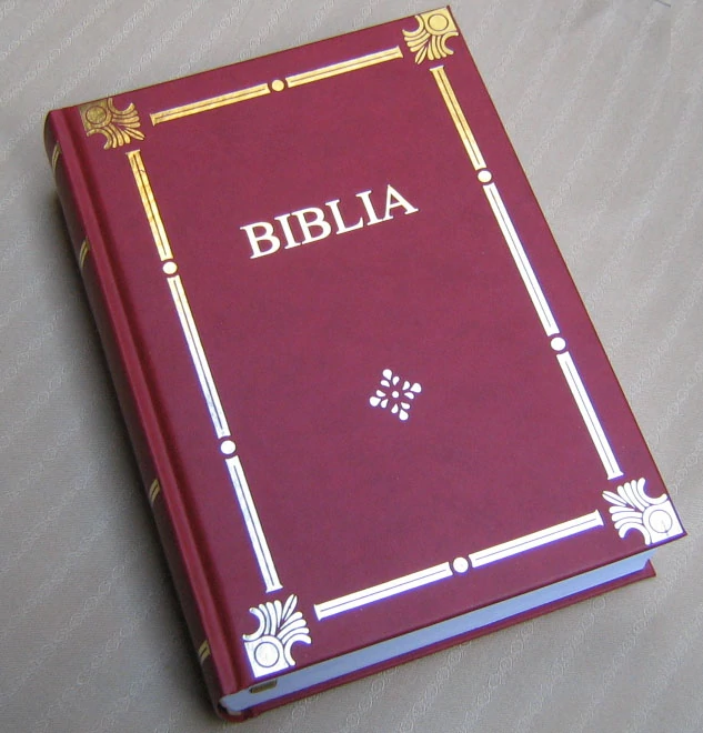 Családi aranynyomásos Biblia