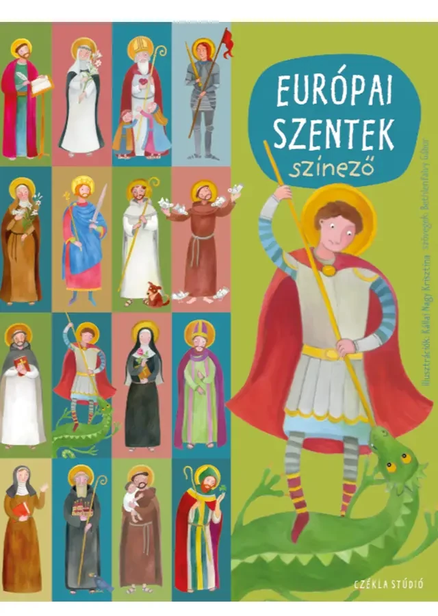 Európai szentek színező
