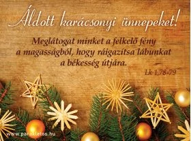 Karácsonyi üdvözlő kártyák