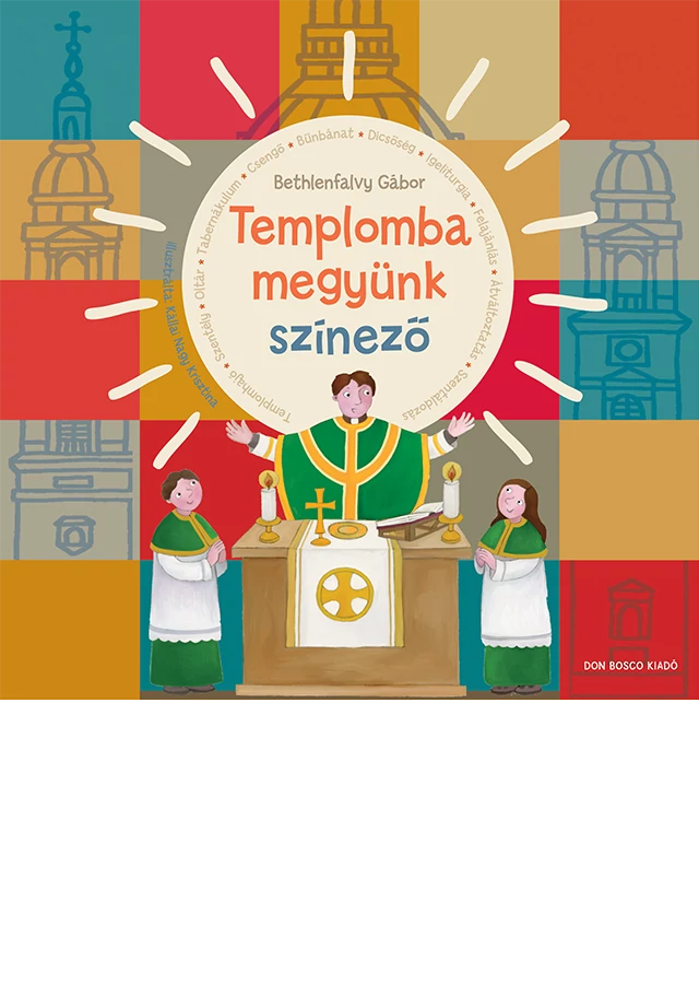 Templomba megyünk színező