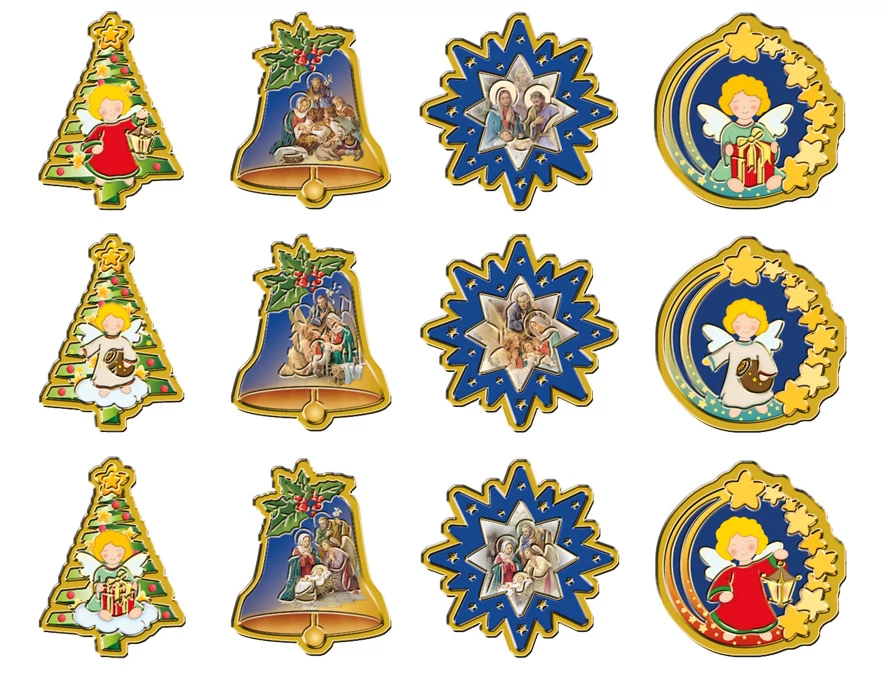 Mini akasztós fa karácsonyfadísz