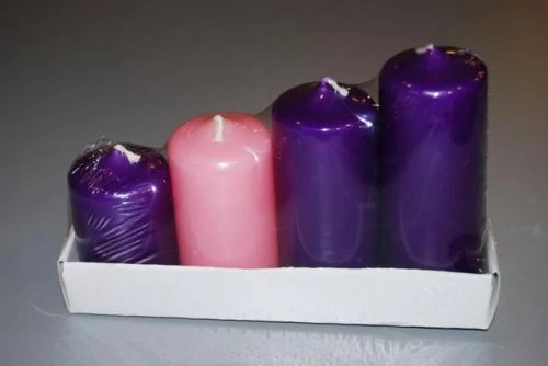 Adventi gyertya lépcsős  / 4 db