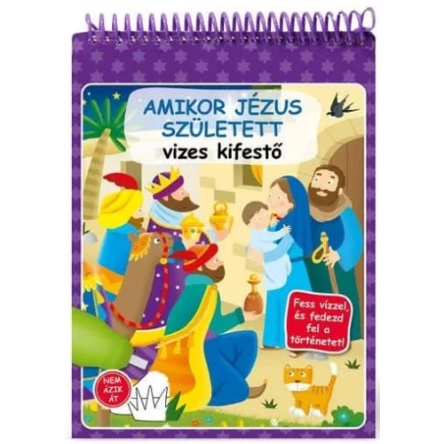Amikor Jézus született - Vizes kifestő