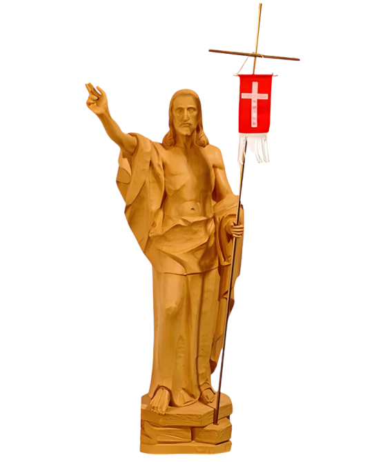 Feltámadt Krisztus szobor 70 cm.