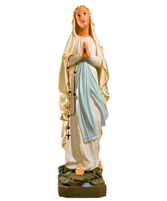 Lourdesi Szűz Mária szobor 130 cm.