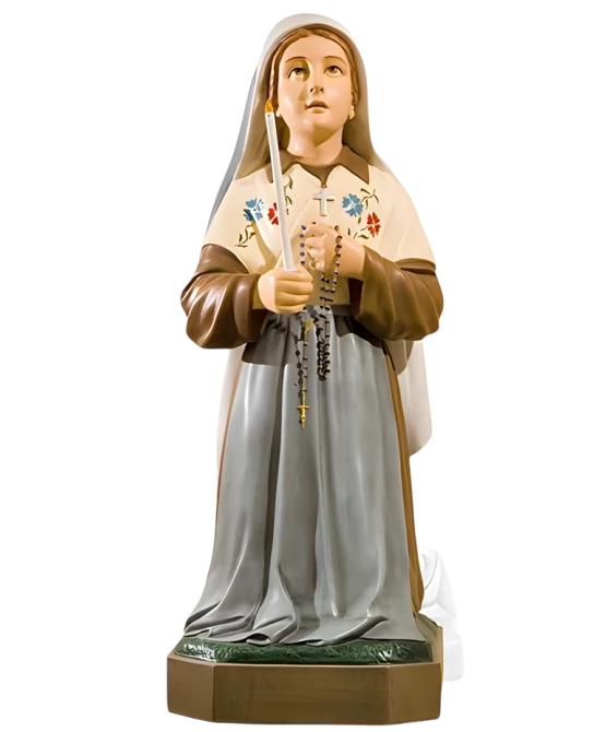 Szent Bernadett szobor 90 cm.