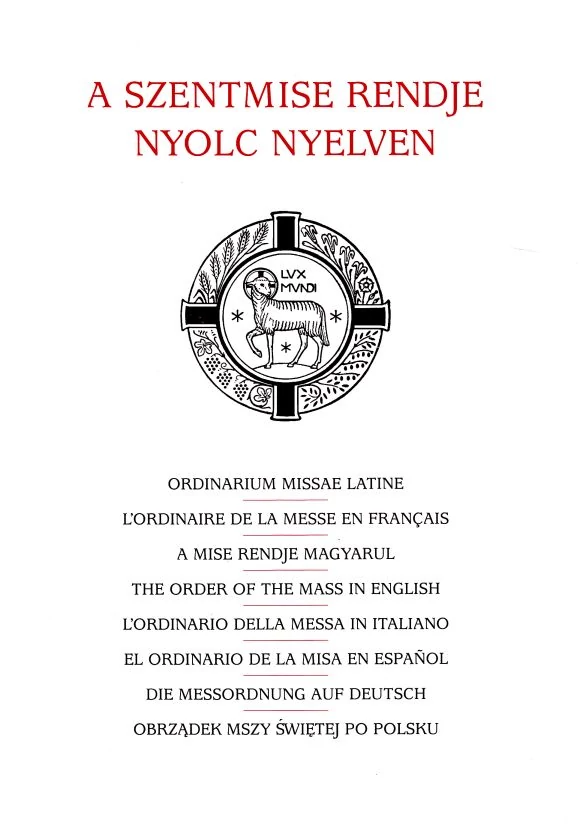 A szentmise rendje 8 nyelven