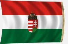 Hímzett selyemzászló
